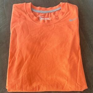 Nike Men's Short Sleeve Orange Tee